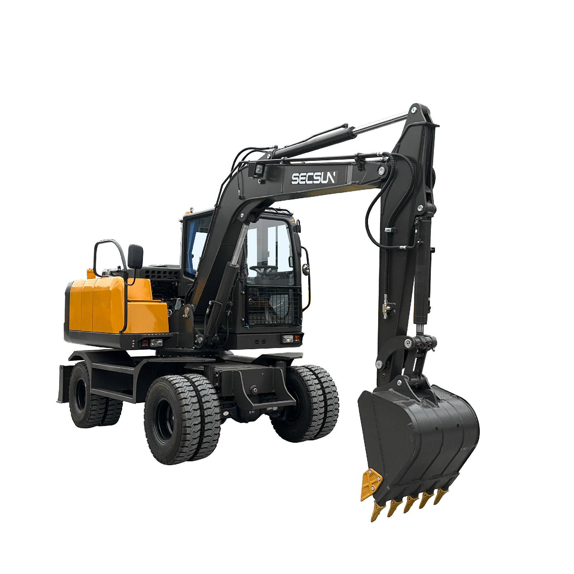 7 Ton  Wheel Excavator