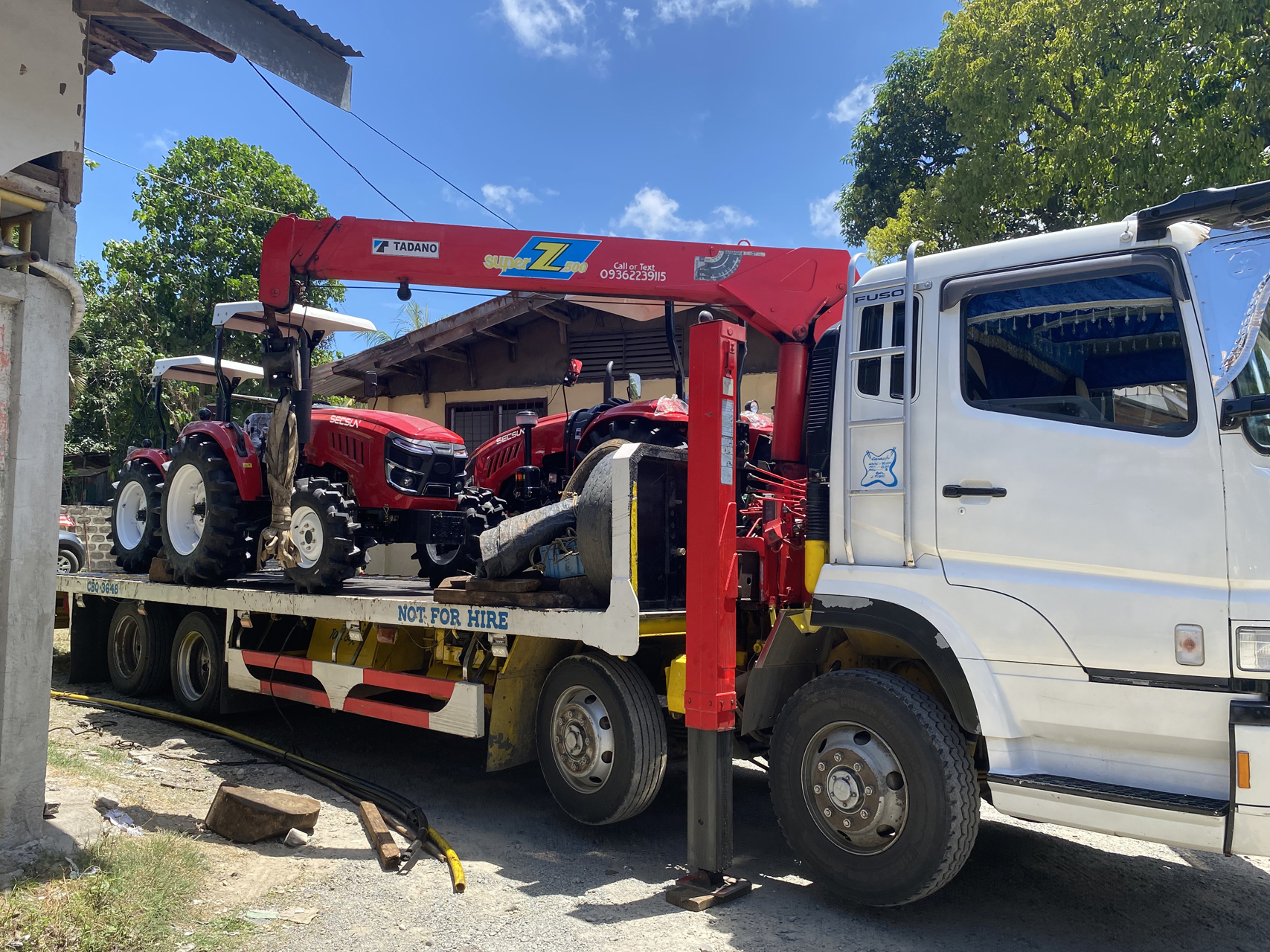 Filipino Customer Delighted with SECSUN Tractor